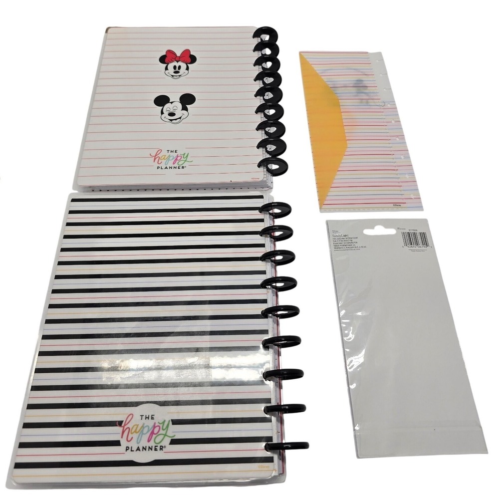 Disney Happy Planner Minnie Mouse Budget Planner Sticker Accessories Lot - Picture 6 of 6